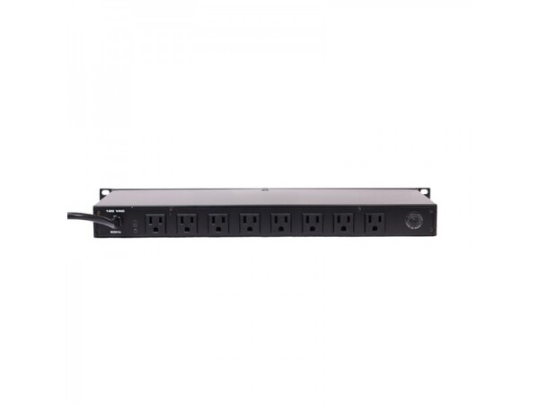 JG9 19" RACKMOUNT PDU WITH 9 OUTLETS - 8 OUT BACK & 1 IN FRONT